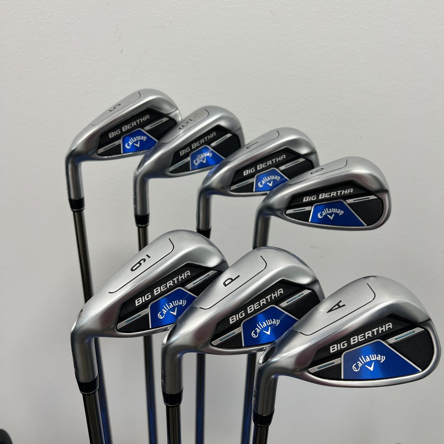 Callaway Big Bertha B21 Iron Set 5-PW, AW Left Hand Graphite Senior (Pre-Owned)