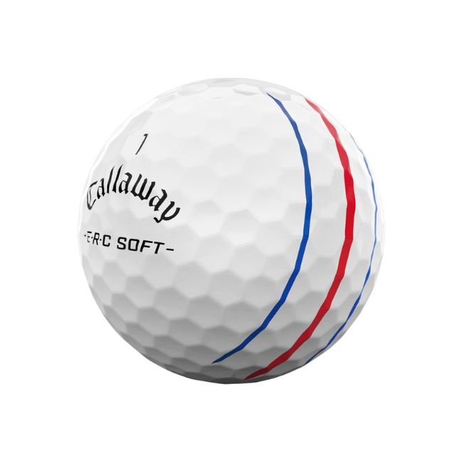 Callaway 2025 ERC Soft Triple Track Golf Balls White - 1 Dozen