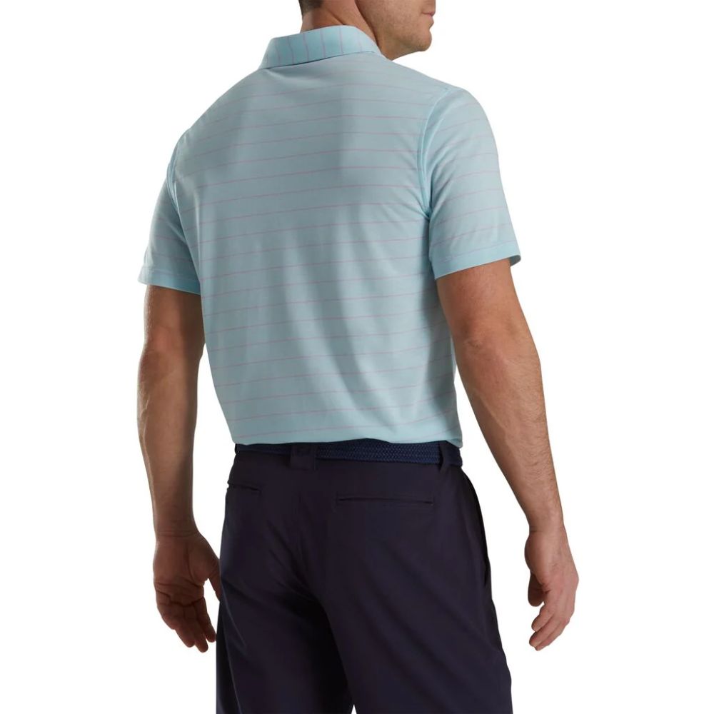 Footjoy LC Drirelease Open Stripe Jersey Golf Polo - Previous Season Style