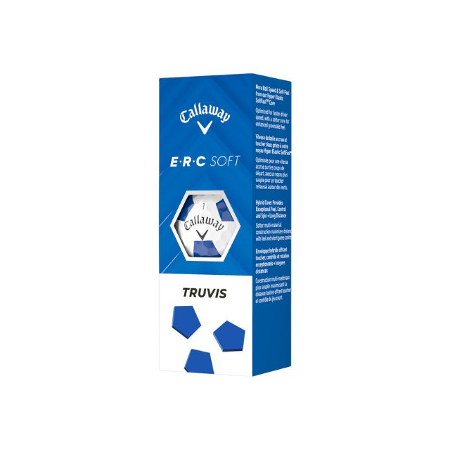 Callaway 2025 ERC Soft Truvis Blue Golf Balls - 1 Dozen
