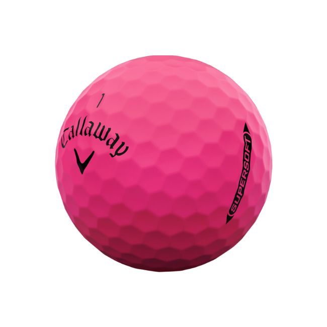 Callaway 2025 SuperSoft Pink Golf Balls (1 Dozen)
