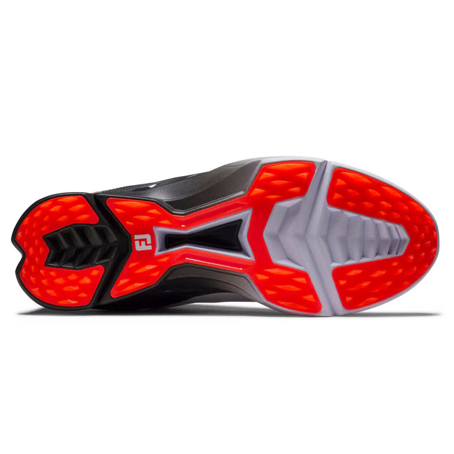 FootJoy Men's FJ Fuel Golf Shoe 55420 - White/Black/Coral
