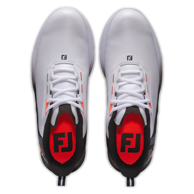 FootJoy Men's FJ Fuel Golf Shoe 55420 - White/Black/Coral