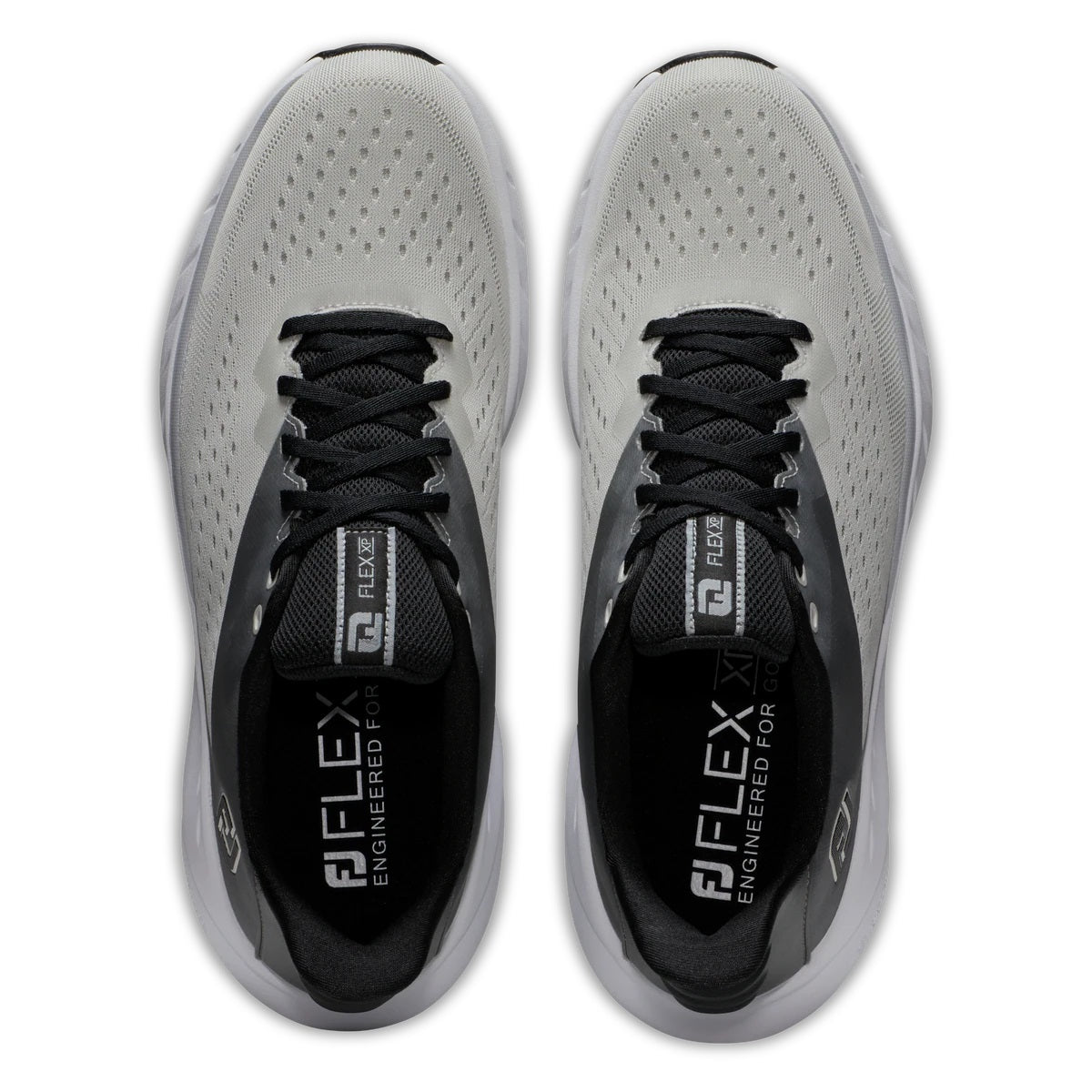 FootJoy Flex XP Golf Shoes Grey/White/Black 56281 (Previous-Season Style)