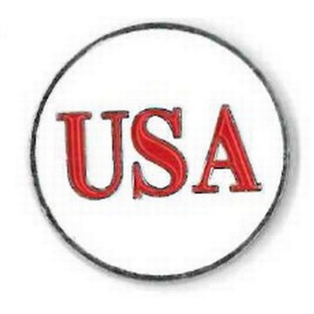 Evergolf USA Red/White Golf Ball Marker