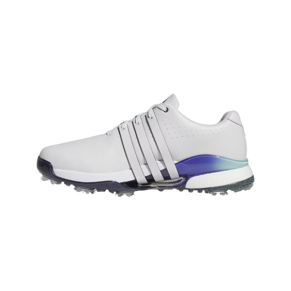 Adidas Men's Tour360 24 Golf Shoes - Grey/Ink/Cobalt Blue