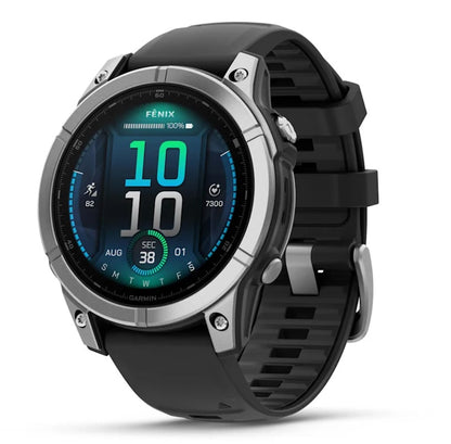 Garmin fenix E 47 mm AMOLED Stainless Steel Multisport GPS Smartwatch (Open-Box)