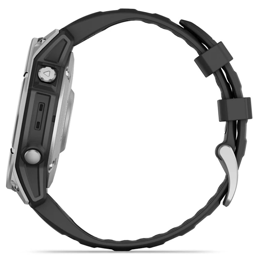 Garmin fenix E 47 mm AMOLED Stainless Steel Multisport GPS Smartwatch (Open-Box)
