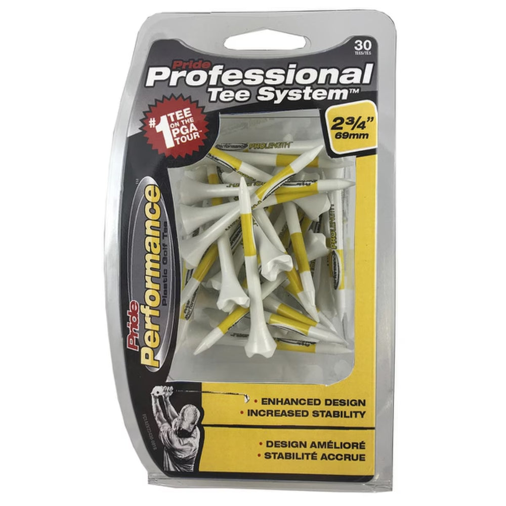 Pride Performance 2 3/4" Golf Tees - 30-Pack