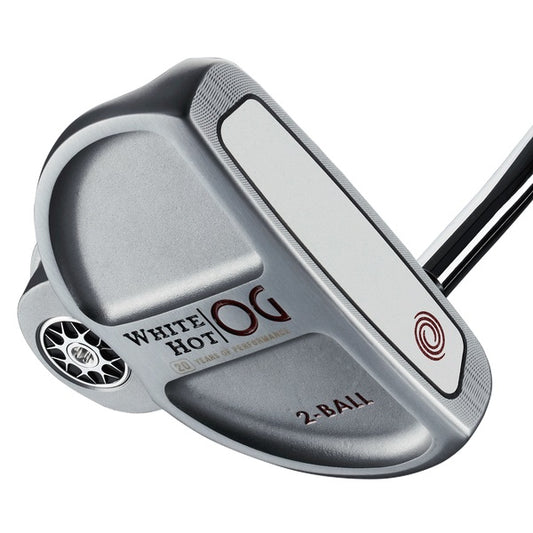 Odyssey White Hot OG 2 Ball Strokelab Shaft Putter 35" Length Left Hand - Very Good