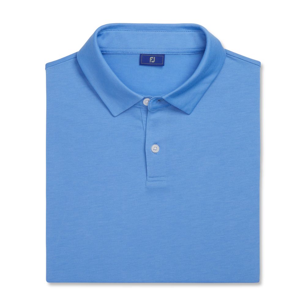 Footjoy Men's Athletic Fit Solid Jersey Golf Polo (Previous Season Style)