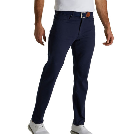 Footjoy Men's Cotton Twill 5-Pocket Pant Navy (Previous Season Style)