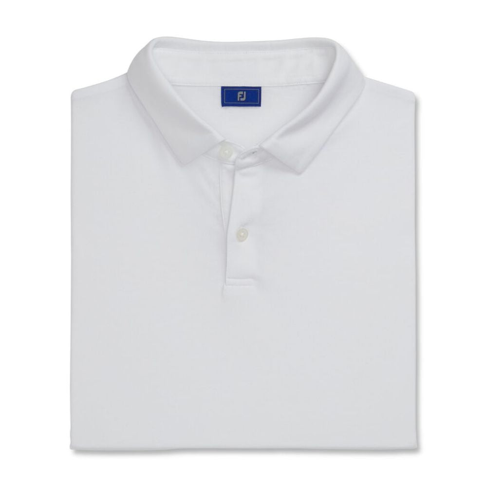 Footjoy Men's Athletic Fit Solid Jersey Golf Polo (Previous Season Style)