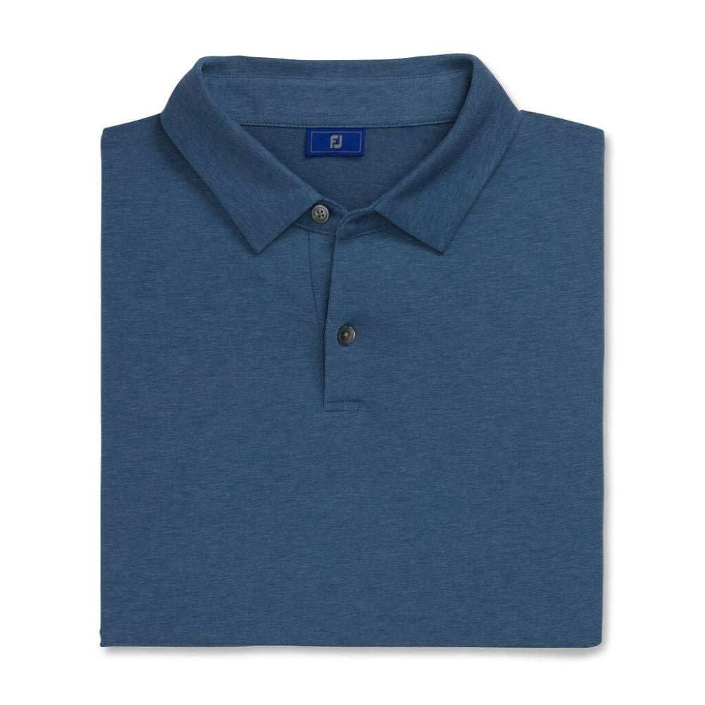 Footjoy Men's Athletic Fit Solid Jersey Golf Polo (Previous Season Style)