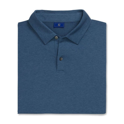 Footjoy Men's Athletic Fit Solid Jersey Golf Polo (Previous Season Style)