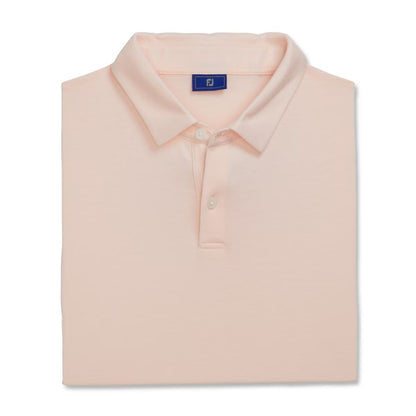 Footjoy Men's Athletic Fit Solid Jersey Golf Polo (Previous Season Style)