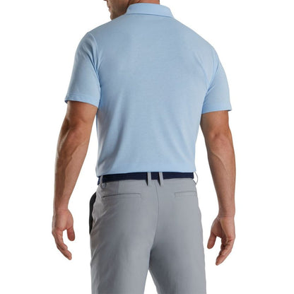 Footjoy Men's Athletic Fit Solid Jersey Golf Polo (Previous Season Style)