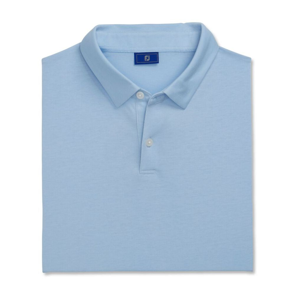 Footjoy Men's Athletic Fit Solid Jersey Golf Polo (Previous Season Style)