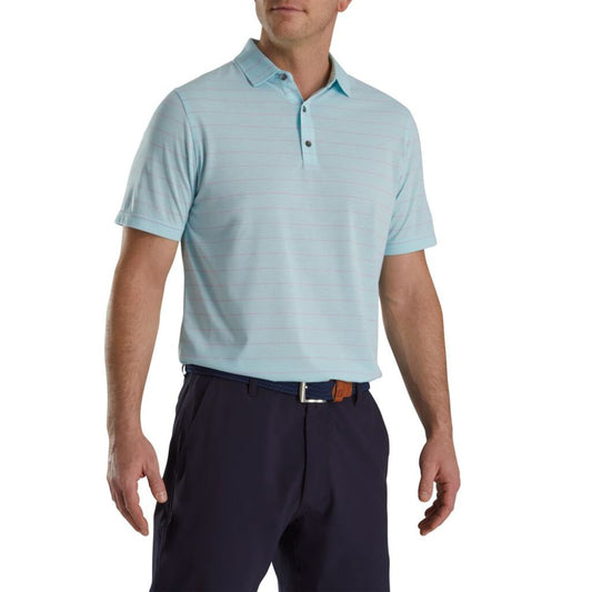 Footjoy LC Drirelease Open Stripe Jersey Golf Polo - Previous Season Style