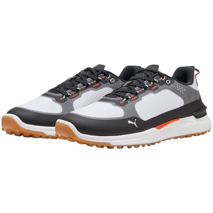 Puma Men's Ignite Elevate X Spikeless Golf Shoes - Puma White/Puma Black
