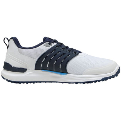 Puma Men's Ignite Elevate 2 Spikeless Golf Shoes - Puma White/Deep Navy