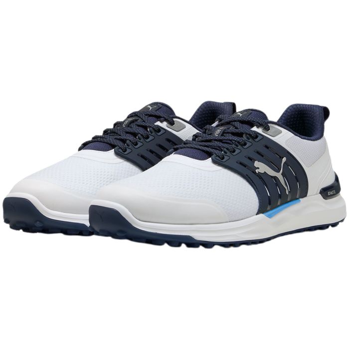 Puma Men's Ignite Elevate 2 Spikeless Golf Shoes - Puma White/Deep Navy