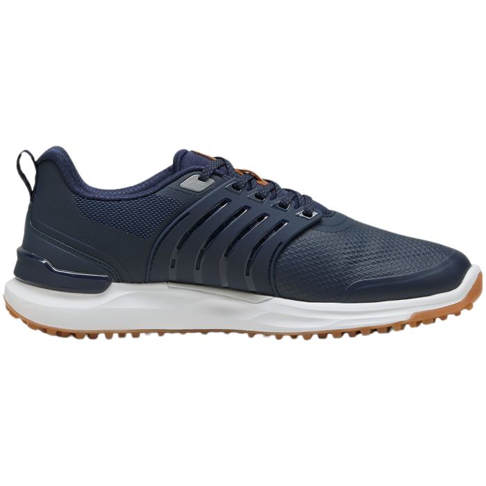 Puma Men's Ignite Elevate 2 Spikeless Golf Shoes - Deep Navy/Puma Silver/Gum