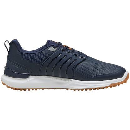 Puma Men's Ignite Elevate 2 Spikeless Golf Shoes - Deep Navy/Puma Silver/Gum