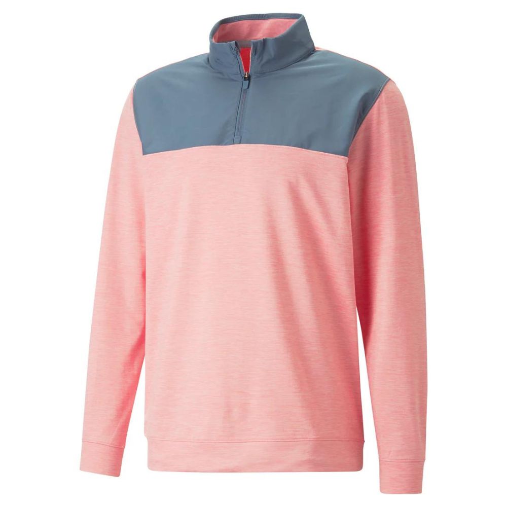 Puma Men's Cloudspun Colorblock 1/4 Zip Pullover (On-Sale)