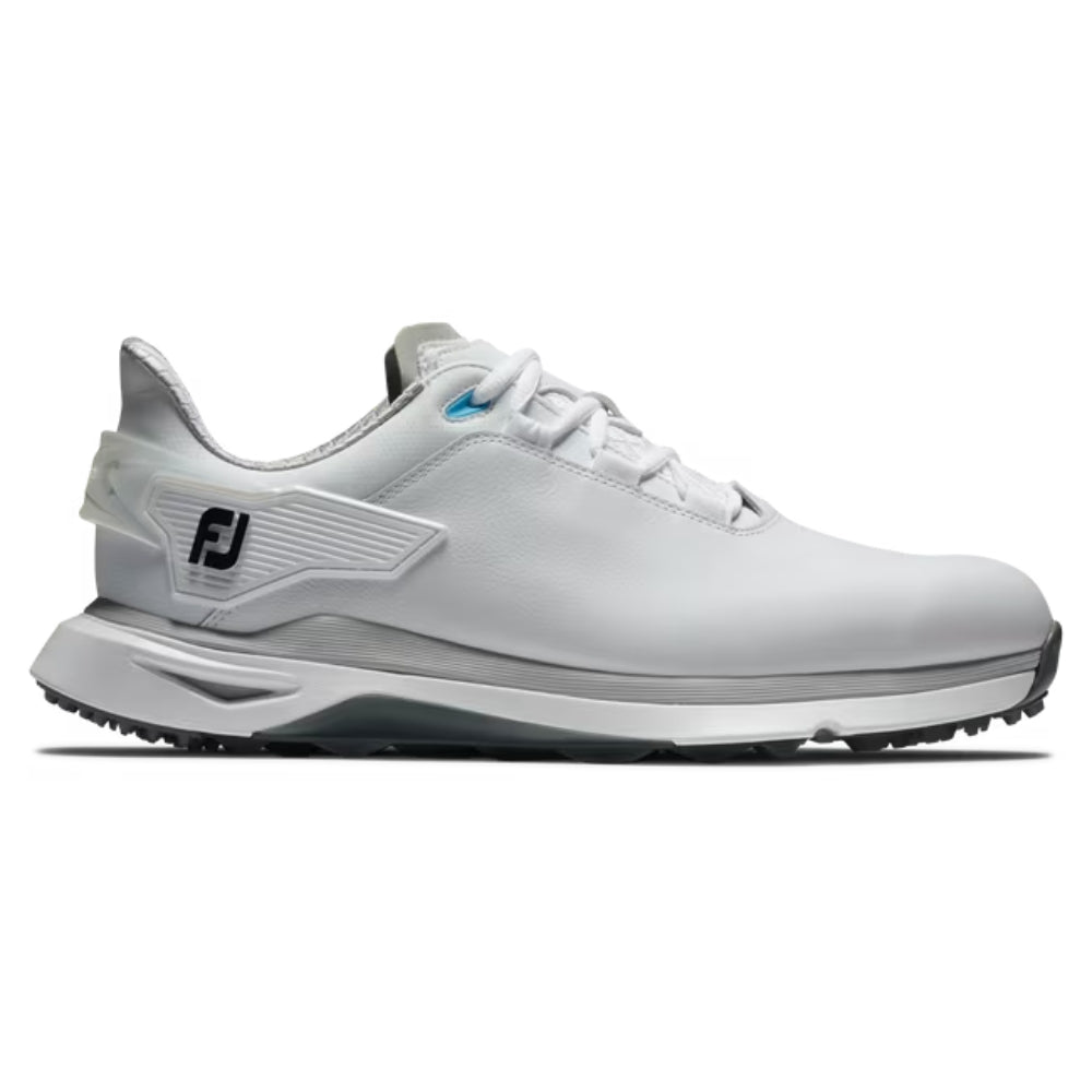 FootJoy Mens Pro/SLX Spikeless Laced Shoes - White/White/Gray (Previous Season Style)
