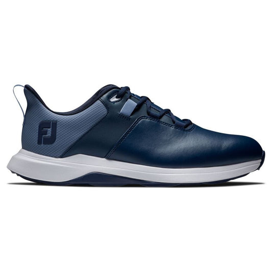 FootJoy Men's ProLite Spikeless Laced Golf Shoes - Navy/Blue/White - Previous Season Style
