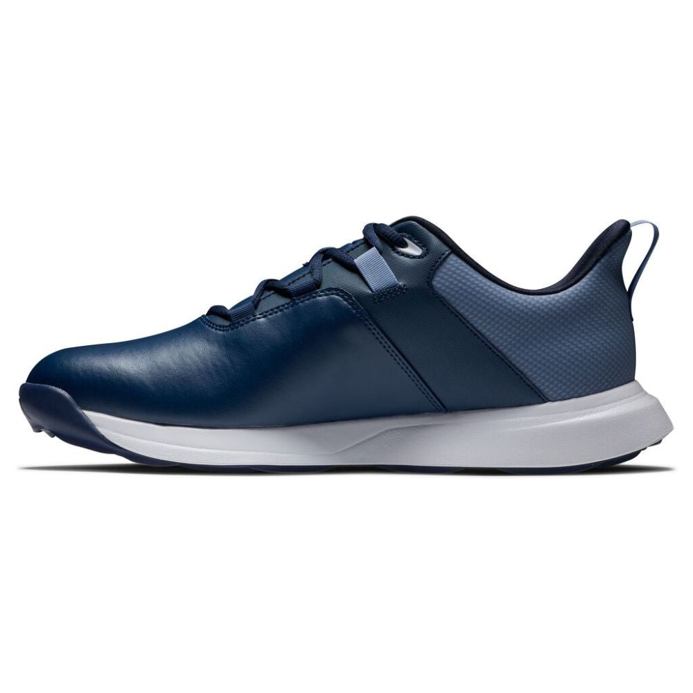 FootJoy Men's ProLite Spikeless Laced Golf Shoes - Navy/Blue/White - Previous Season Style
