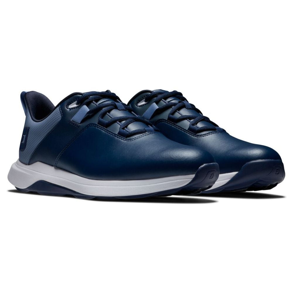 FootJoy Men's ProLite Spikeless Laced Golf Shoes - Navy/Blue/White - Previous Season Style