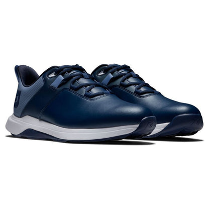 FootJoy Men's ProLite Spikeless Laced Golf Shoes - Navy/Blue/White - Previous Season Style