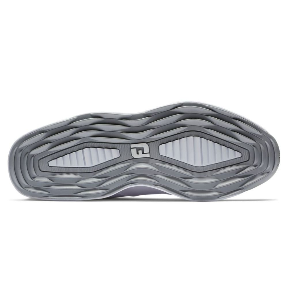 FootJoy Men's ProLite Spikeless Laced Golf Shoes - White/Grey - Previous Season Style