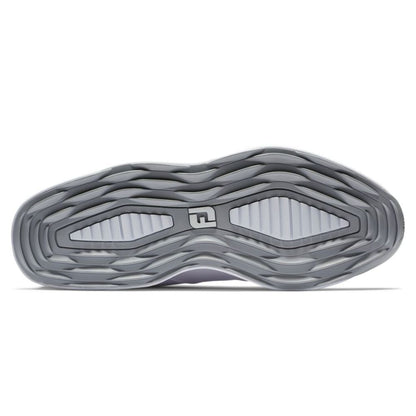 FootJoy Men's ProLite Spikeless Laced Golf Shoes - White/Grey - Previous Season Style