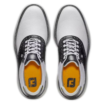 FootJoy Traditions Men's Golf Shoes (Previous Season Style) 57928 - White/Black