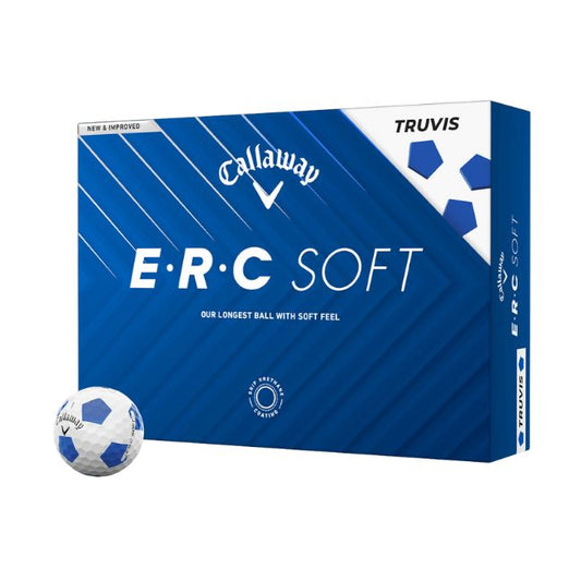 Callaway 2025 ERC Soft Truvis Blue Golf Balls - 1 Dozen