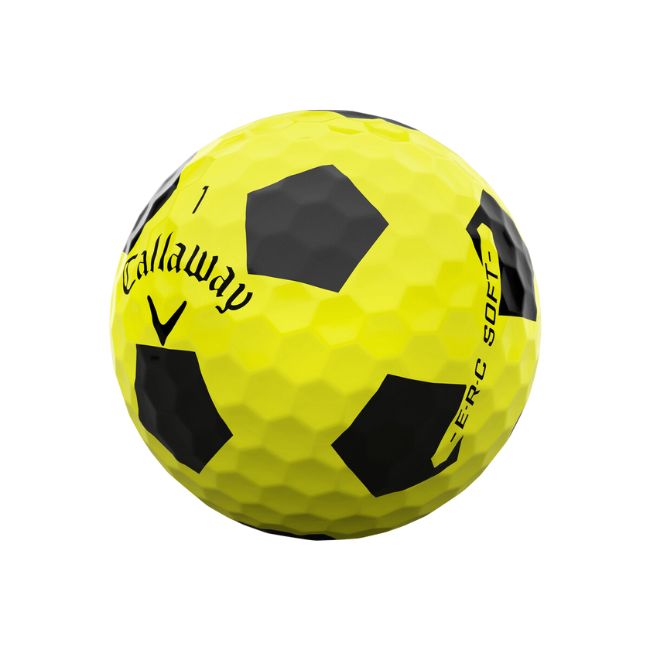 Callaway 2025 ERC Soft Truvis Yellow Golf Balls - 1 Dozen
