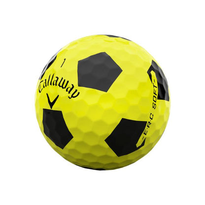 Callaway 2025 ERC Soft Truvis Yellow Golf Balls - 1 Dozen