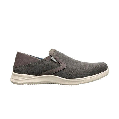 Nunn Bush Men's Conway EZ Canvas Moc Toe Slip - Gunmetal