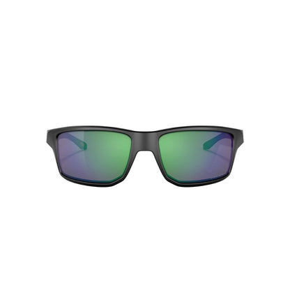 Oakley Gibston Sunglasses Matte Black Frame Prizm Jade Lens