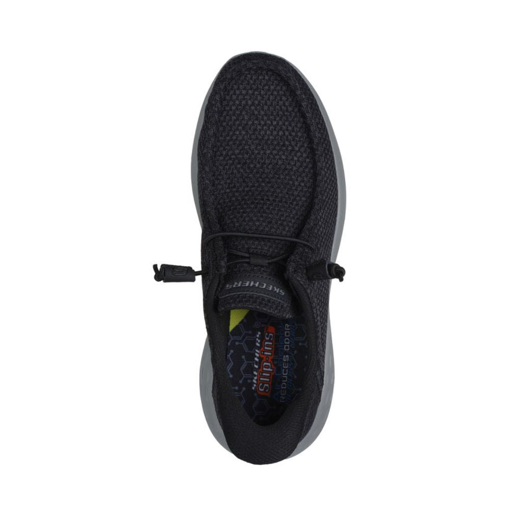 Skechers Mens Slip-ins Relaxed Fit Parson Arcadian - Black