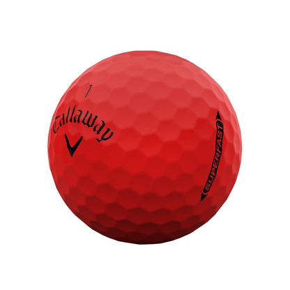 Callaway SuperFast Bold Red Golf Balls 2025 (15 Pack)