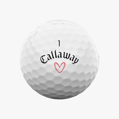Callaway 2025 SuperSoft Valentine Golf Balls - 1 Dozen