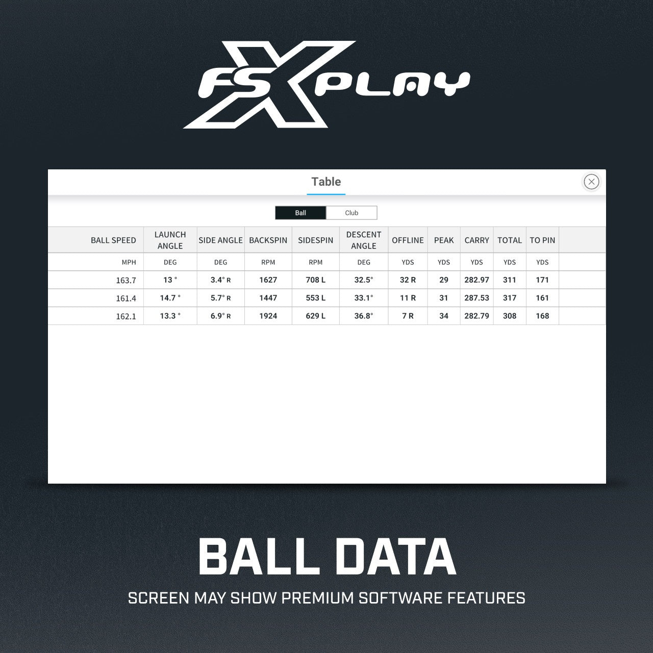 Bushnell Launch Pro Golf Launch Monitor and Simulator (Ball Data Only)