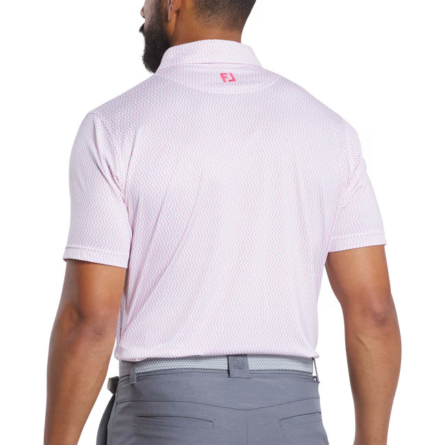 FootJoy Men's Wiggle Lisle Golf Polo