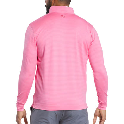 Footjoy Men's Shadow Stripe Quarter-Zip Mid-Layer Pullover