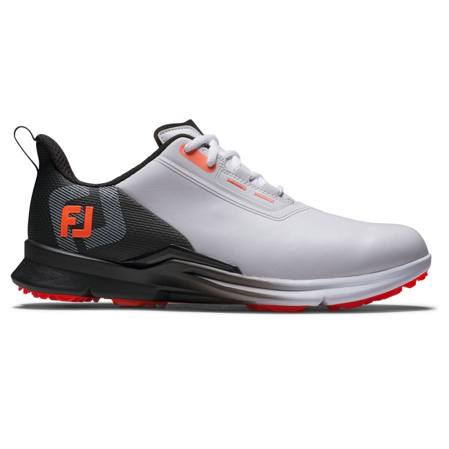 FootJoy Men's FJ Fuel Golf Shoe 55420 - White/Black/Coral