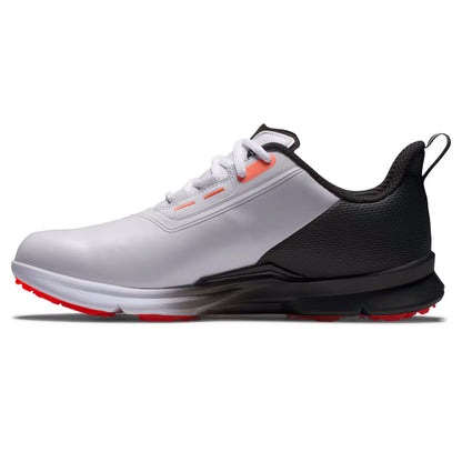 FootJoy Men's FJ Fuel Golf Shoe 55420 - White/Black/Coral